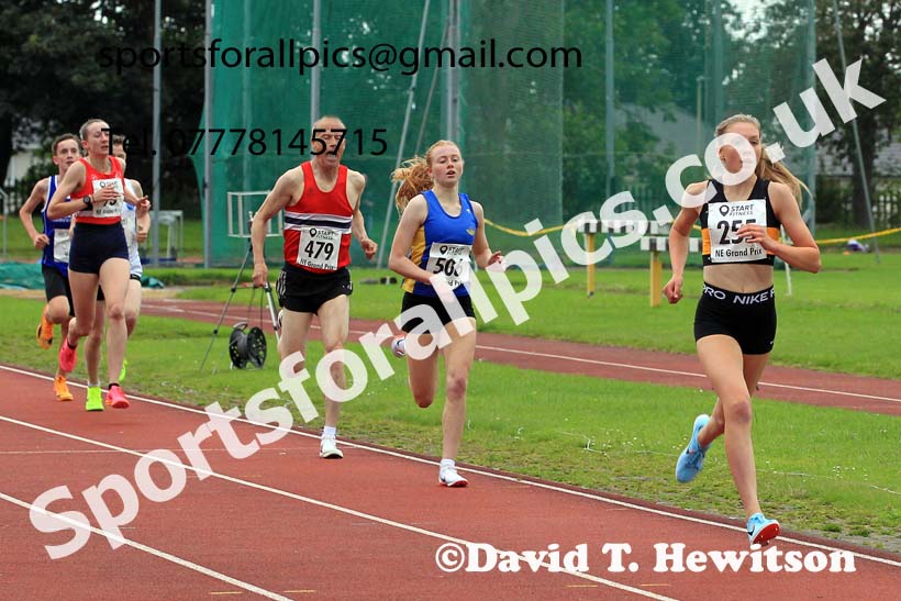 1500 metres, 2023 NEGP 5 Monkton, Wed, July 26th. Photo: David T. Hewitson/Sports for All Pics